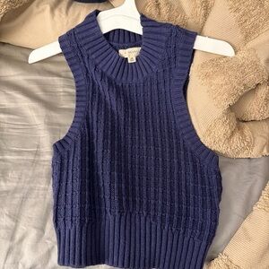 La Hearts Purple Knit Sweater